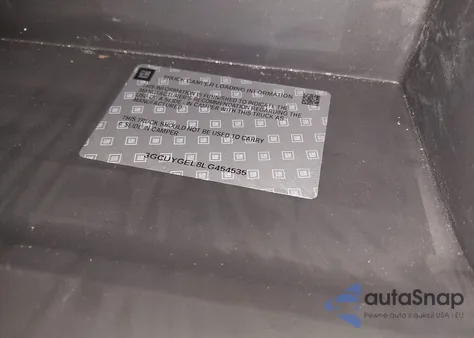 2020 Chevrolet Silverado 1500 из США, поврежденный, VIN 3GCUYGEL8LG454535